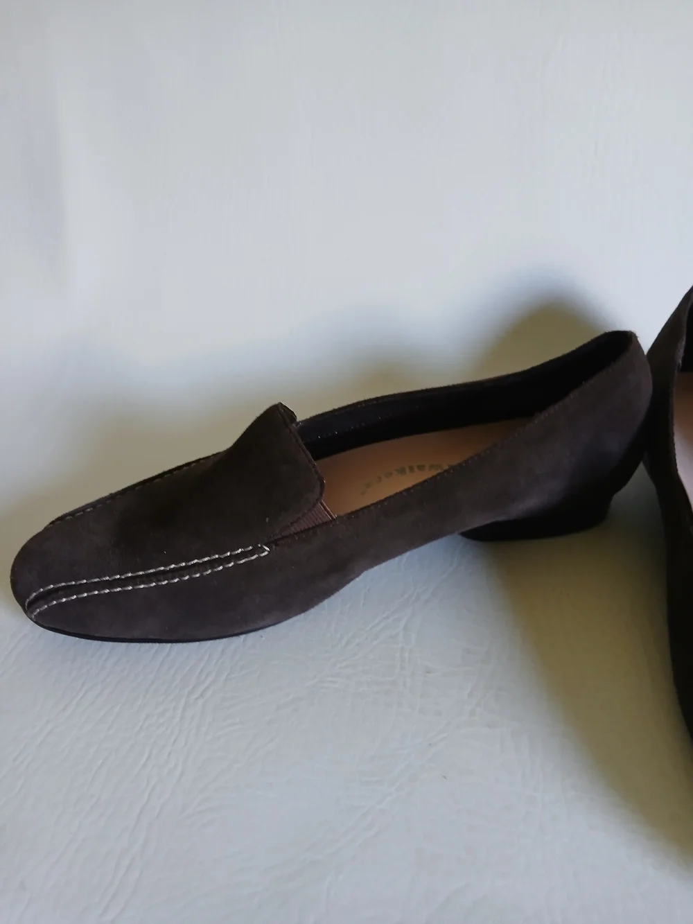 cloudwalkers Women’s Suede Loafers in Dark Brown Sz8.5W
